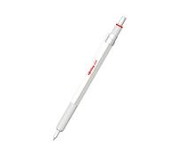 rOtring 600 stylo bille | pointe moyenne | encre noire | corps blanc perle | rechargeable