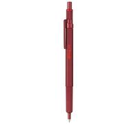 rOtring 600 stylo bille | pointe moyenne | encre noire | corps rouge | rechargeable