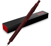 Rotring 600 Stylo Multi Couleurs Et Porte Mine 3 En 1 2 Pointes Fines Stylo Bille (Encre Noire Et Rouge) 1 Pointe Porte Mine (Mine De 0,5 Mm) Corps Argenté