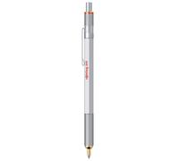 rOtring 800 Ballpoint Pen Medium Point Black Ink Silver Barrel Refillabl