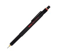 rOtring 800+ Porte-mine avec stylet pour écran tactile Pointe HB 0,5 mm rétractable par rotation Corps métallique noir
