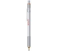 rOtring 800 stylo bille | pointe moyenne | encre noir | corps argenté | rechargeable