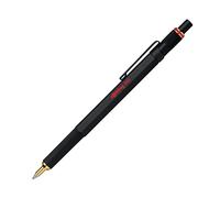 rOtring 800 stylo bille | pointe moyenne | encre noir | corps noir | rechargeable