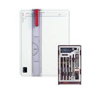 rOtring College A3 Planche à dessin et stylo technique Isographe | Kit de dessin professionnel 10 pièces | Outils de précision allemands pour l'architecture, l'ingénierie et le design