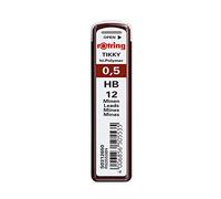 Rotring Étui de 12 mines Tikky pour porte-mines 0,5 mm HB