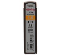 rOtring Lead Refills Hi-Polymer for Fine Mechanical Pencils 1.00mm HB (12 Leads)