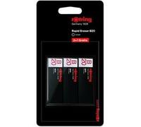 rOtring Lot de 3 Gommes Rapid-Eraser B20 blanche