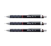 Rotring Lot De 3 Porte-Mines Fin Tikky 0,5 Mm Noir