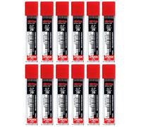 rOtring Mine Super Polymer 0,7 mm 2B - 288 mines - Boîte de 12 tubes - Recharges pour porte-mines