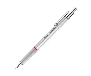 rOtring PRO Portemine mécanique rétractable | 0,7 mm | argent chromé