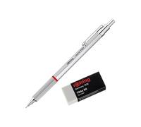 rOtring Rapid Pro 1904256 Crayon de précision 0,7 mm + gomme