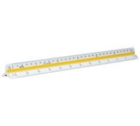 rOtring Règle d'architecte triangulaire à échelle de réduction, T1