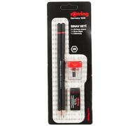 Rotring RO-2090068WK Kit de test, crayon de test, gomme et taille-crayon, noir