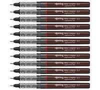 rOtring Tikky Graphic stylos feutres à dessin | 0,30 mm | encre noire | boîte de 12