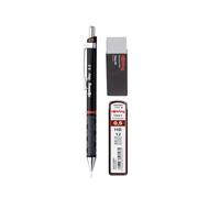 rOtring Tikky Lot de porte-mines 0,5 mm - Comprend des mines HB Hi-Polymer et une gomme de qualité supérieure - Kit de dessin et d'écriture de précision pour étudiants, artistes et professionnels