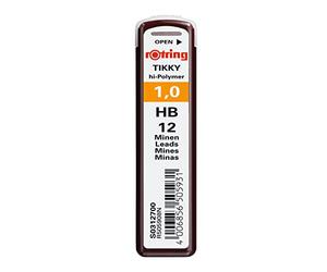rOtring Tikky mines de rechange pour portemines1,0mmHB10 unités (120 mines)