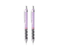 rOtring Tikky Porte-mines 0,7 mm HB - Lot de 2 | Couleur Lilas | Pour l'école, le bureau et le dessin | Prise en main ergonomique | Écriture précise et fiable