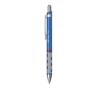 rOtring Tikky stylo bille léger avec grip en caoutchouc, corps bleu