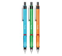 rOtring Visuclick Set de 3 Portes-mines, bleu, vert et orange + Mines 0.7mm Assortiment G