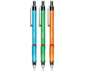 rOtring Visuclick Set de 3 Portes-mines, bleu, vert et orange + Mines 0.7mm Assortiment G