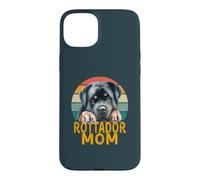 Rottador Dog Mom Retro Vintage Mes Chiens sont Mon Cardio Coque pour iPhone 15 Plus