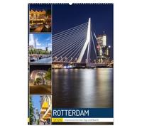 ROTTERDAM Impressionen bei Tag und Nacht (Wandkalender 2026 DIN A2 hoch), CALVENDO Monatskalender: Urbane Highlights entdecken