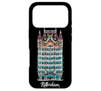 Rotterdam, Maison Blanche, Pays-Bas, Dessin à la Main Coque pour iPhone 17 Pro