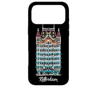Rotterdam, Maison Blanche, Pays-Bas, Dessin à la Main Coque pour iPhone 17 Pro Max