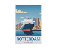Rotterdam Netherlands，Paper Jigsaw Puzzle 1000 Pieces Adult Toys Decompression Game（50x70cm）-FZ98