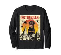 Rottiezilla - Rottweiler Pet Owner Puppy Lover Dog Elever Manche Longue