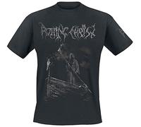 Rotting Christ to The Death Homme T-Shirt Manches Courtes Noir M 100% Coton Regular/Coupe Standard