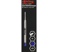 Rottling S0195360 Lot de 5 recharges pour stylo à bille, pointe moyenne, bleu, Rapid Pro / Ticky Only