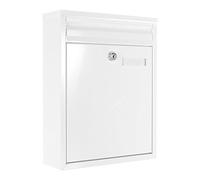 Boîte aux lettres murale Rottner Como Blanc,économiez 10 euro