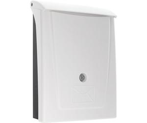 Rottner Boîte aux Lettres Posta, Serrure à Cylindre avec 2 clés, Plastique, Largeur 250 x Hauteur 340 mm, matériel de Montage Inclus