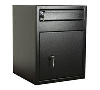 Rottner Cashmatic 2 coffre-fort pour meubles avec mécanisme d'insertion noir | Coffre-fort à serrure à clé | 46 x 60 x 47 cm