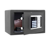 Rottner Coffre-fort électronique RFID 1 avec serrure électronique à ouverture par cartes compatibles RFID, ouverture d'urgence électronique et mécanique, clé de verrouillage identique, anthracite,