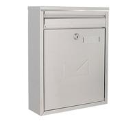 Rottner Como 4701 Boîte aux lettres double accès en acier inoxydable 320 x 250 x 85 mm