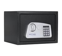Rottner Jupiter 3 Coffre-Fort électronique avec Ouverture d'urgence mécanique et 2 clés, Anthracite, 35 x 25 x 28 cm, matériel de Fixation, étagère Amovible, Insert en Feutre