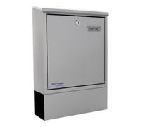 Rottner ROTTNER Boîte aux lettres Libro avec serrure à cylindre Acier inoxydable mat brossé Quantité:1