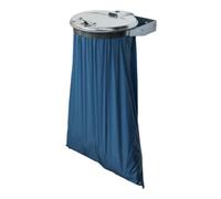 Rottner Support mural pour sacs poubelle 70-120 l, couvercle gris Quantité:1