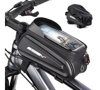 ROTTO Sacoche de Cadre vélo étanche Sacoche téléphone Porte pour Tube supérieur EVA Sac de Velo VTT avec Valise Rigide Écran Tactile Sensible