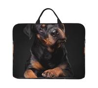 Rottweiler affectueux, confiant et fidèle,Housse pour Ordinateur Portable 14 Pouces, Sacoche pour Ordinateur Portable, Mallette avec poignée