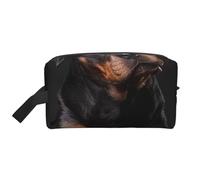 Rottweiler, Aimant, confiant et fidèle, Organiseur de cosmétiques de Grande capacité, Trousse de Maquillage de Voyage pour Femme