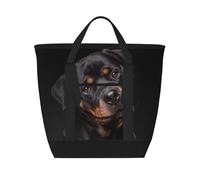 Rottweiler - Aimant, confiant et fidèle,Sacs à lunch isothermes de grande capacité pour femmes et hommes
