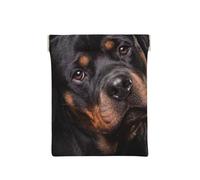 Rottweiler - Aimer, confiant et fidèle, Sac de Rangement pour Femmes, Portefeuille supérieur à Presser, Petit Porte-Monnaie, Pochette de Changement