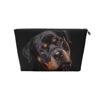 Rottweiler - Aimer, confiant et fidèle, Trousse de Toilette Trousse de Maquillage Sac à cosmétiques Trousse de Toilette de Voyage Portable