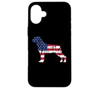 Rottweiler American Flag 4th of July Funny Dog Lover Coque pour iPhone 16 Plus