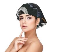 Rottweiler Animaux de compagnie Chiens Rottweiler,Bonnet de nuit en satin réglable en soie pour adulte, bonnet de nuit élastique pour femme
