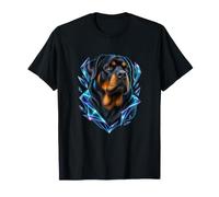 Rottweiler avec prismes Aqua Crystal T-Shirt