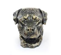 Rottweiler - buste de chien, grande tête de chien pour le jardin, décoration uni